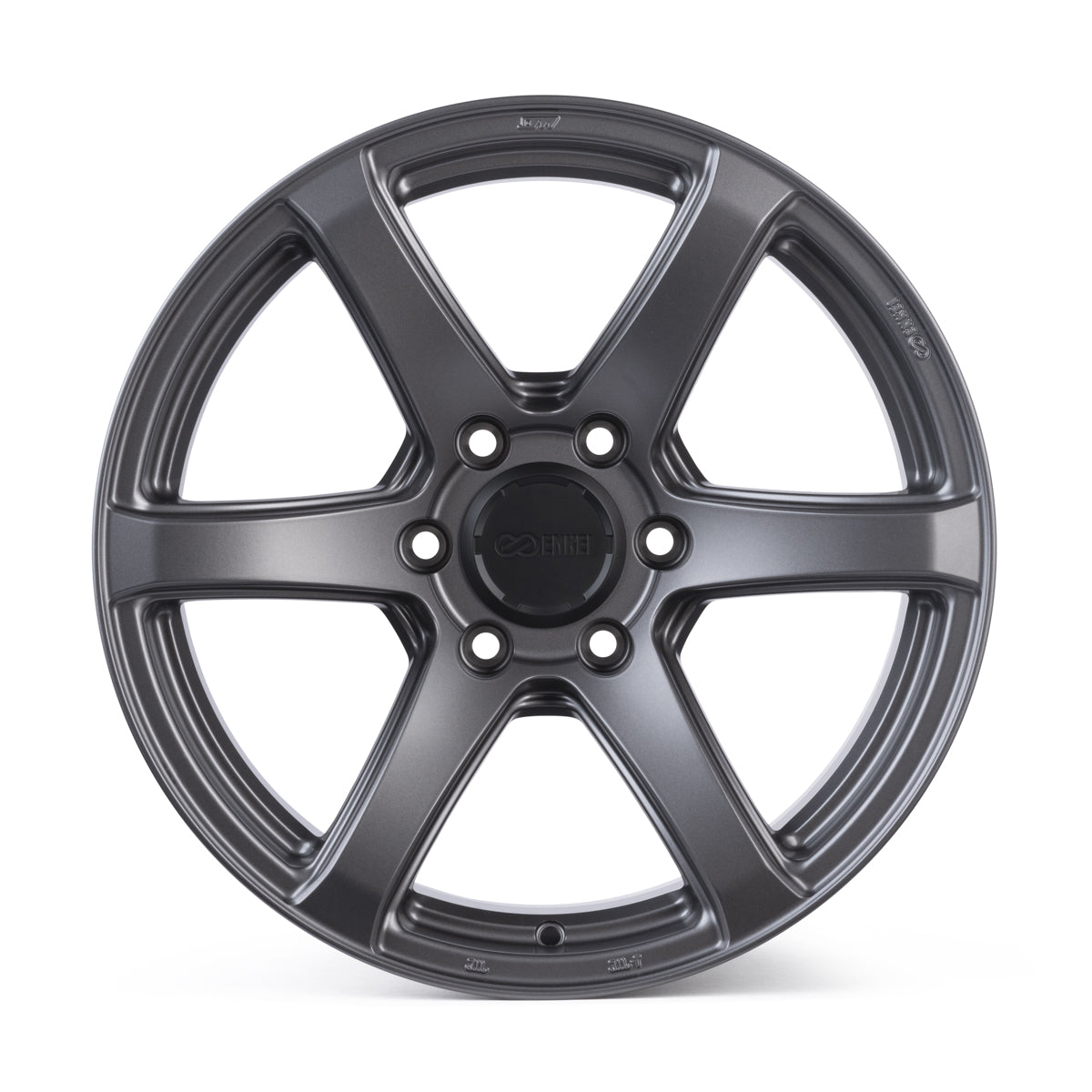 Enkei Cyclone 16x8 6x139.7 0mm Offset 106.1 Bore - Matte Gunmetal Wheel (enk538-680-8400GM)