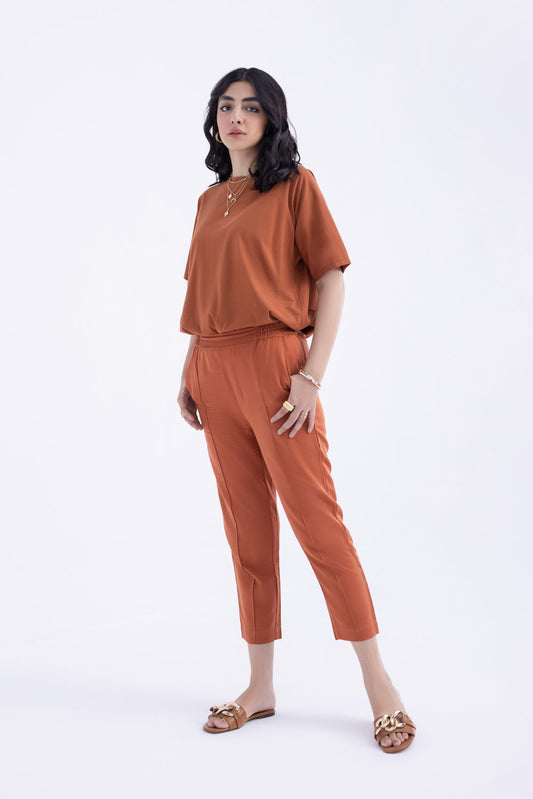 Oversized Cotton T-Shirt With Side Slits