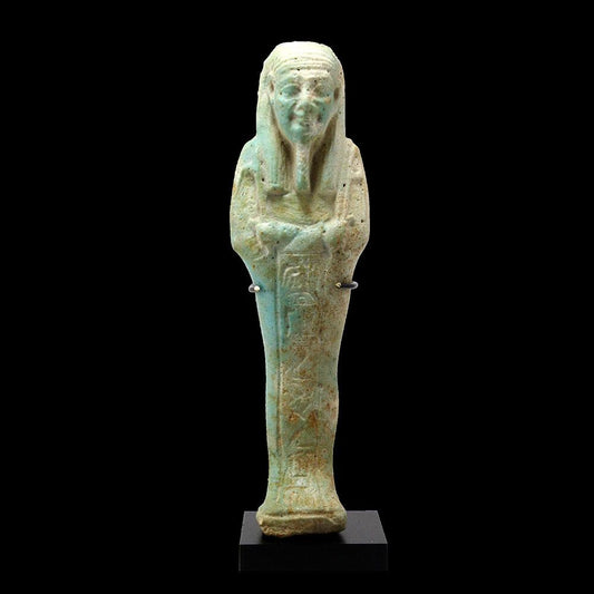 Ein ägyptischer Uschebti für den Armeeaufseher Horchebi, 26. Dynastie, ca. 664 - 525 v. Chr.