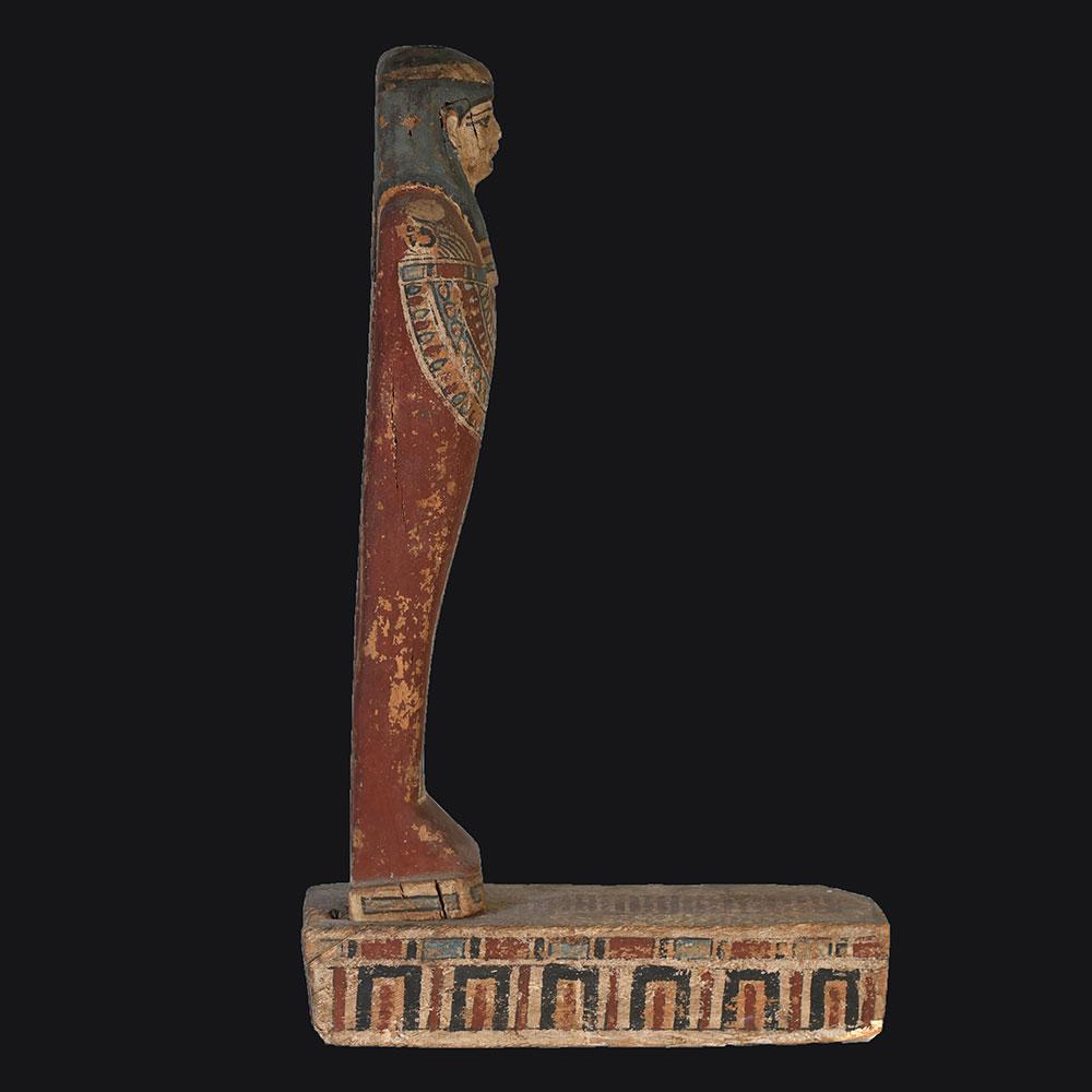 Ein ägyptischer Ptah-Sokar-Osiris aus Holz, spätptolemäische Zeit, ca. 664 - 30 v. Chr.