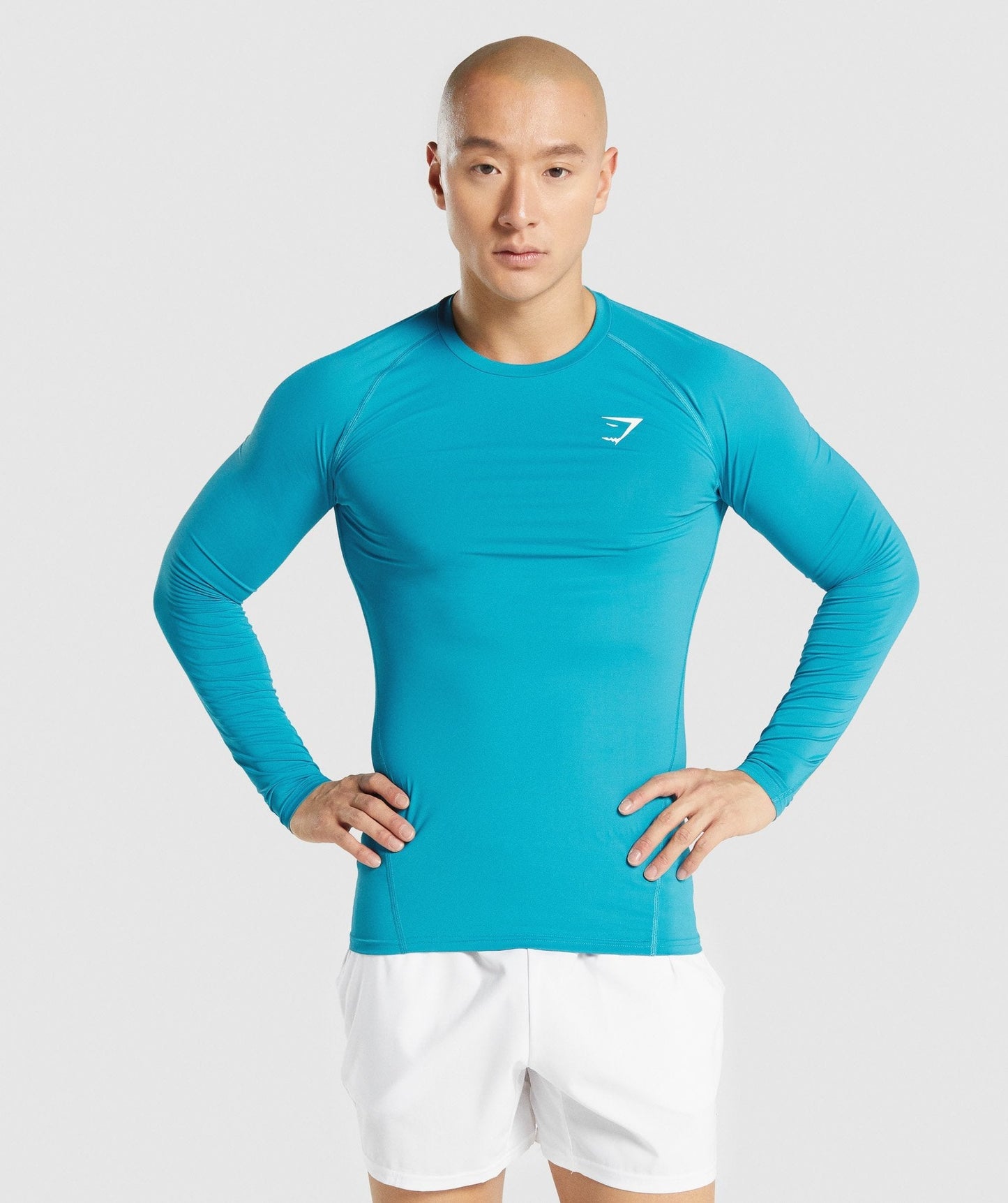 Gymshark Element Baselayer Langarm T -Shirt - Blau