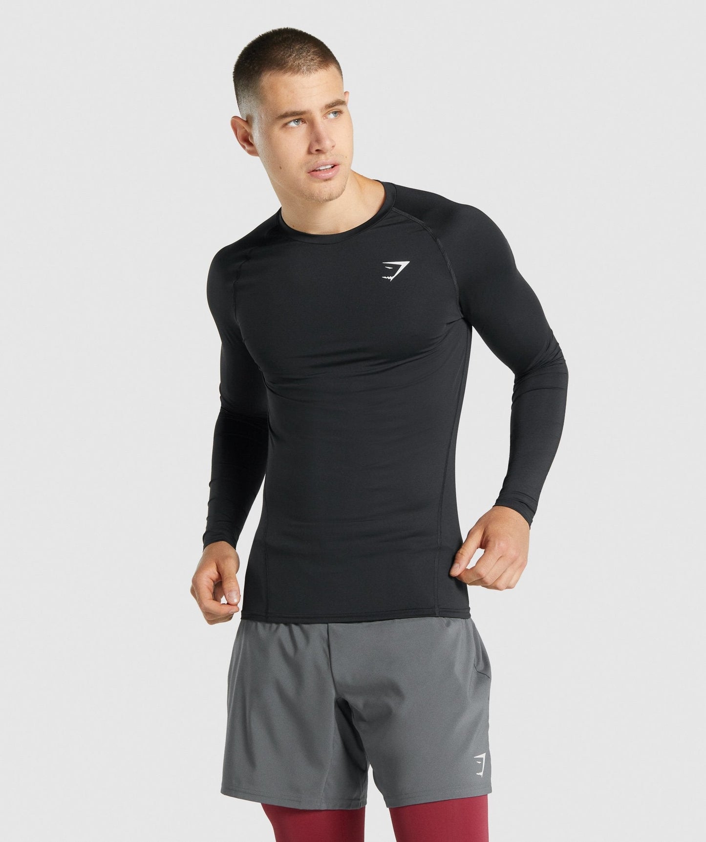 Gymshark Element Baselayer Langarm T -Shirt - Schwarz