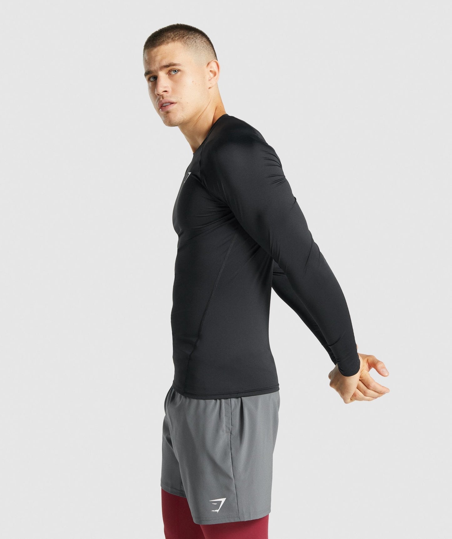 Gymshark Element Baselayer Langarm T -Shirt - Schwarz