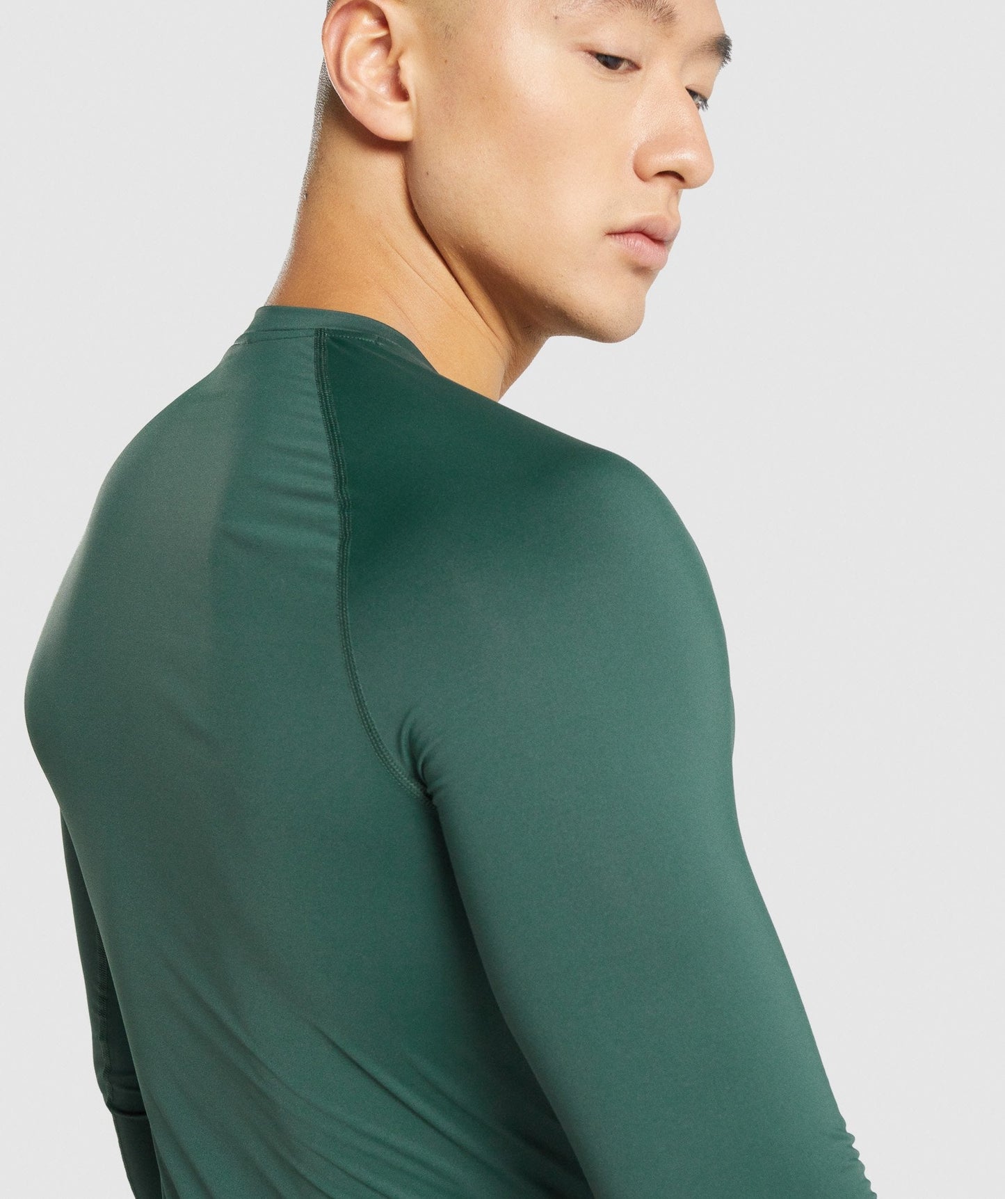 Gymshark Element Baselayer Langarm T -Shirt - dunkelgrün