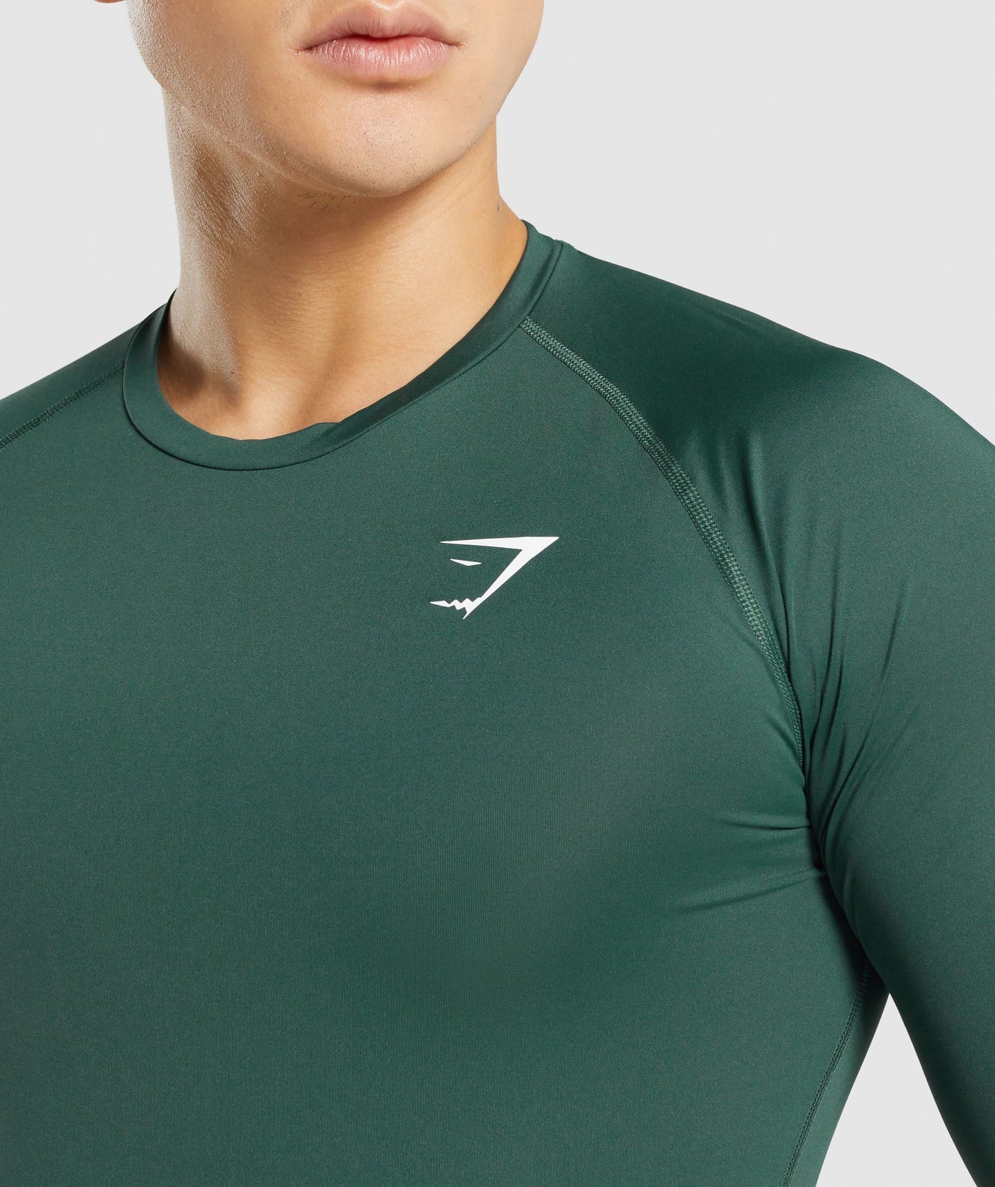 Gymshark Element Baselayer Langarm T -Shirt - dunkelgrün