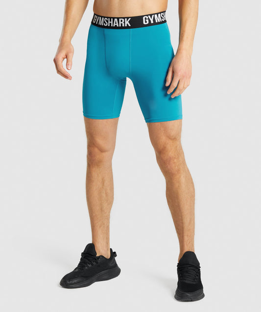 Gymshark Element Baselayer Shorts - Blau