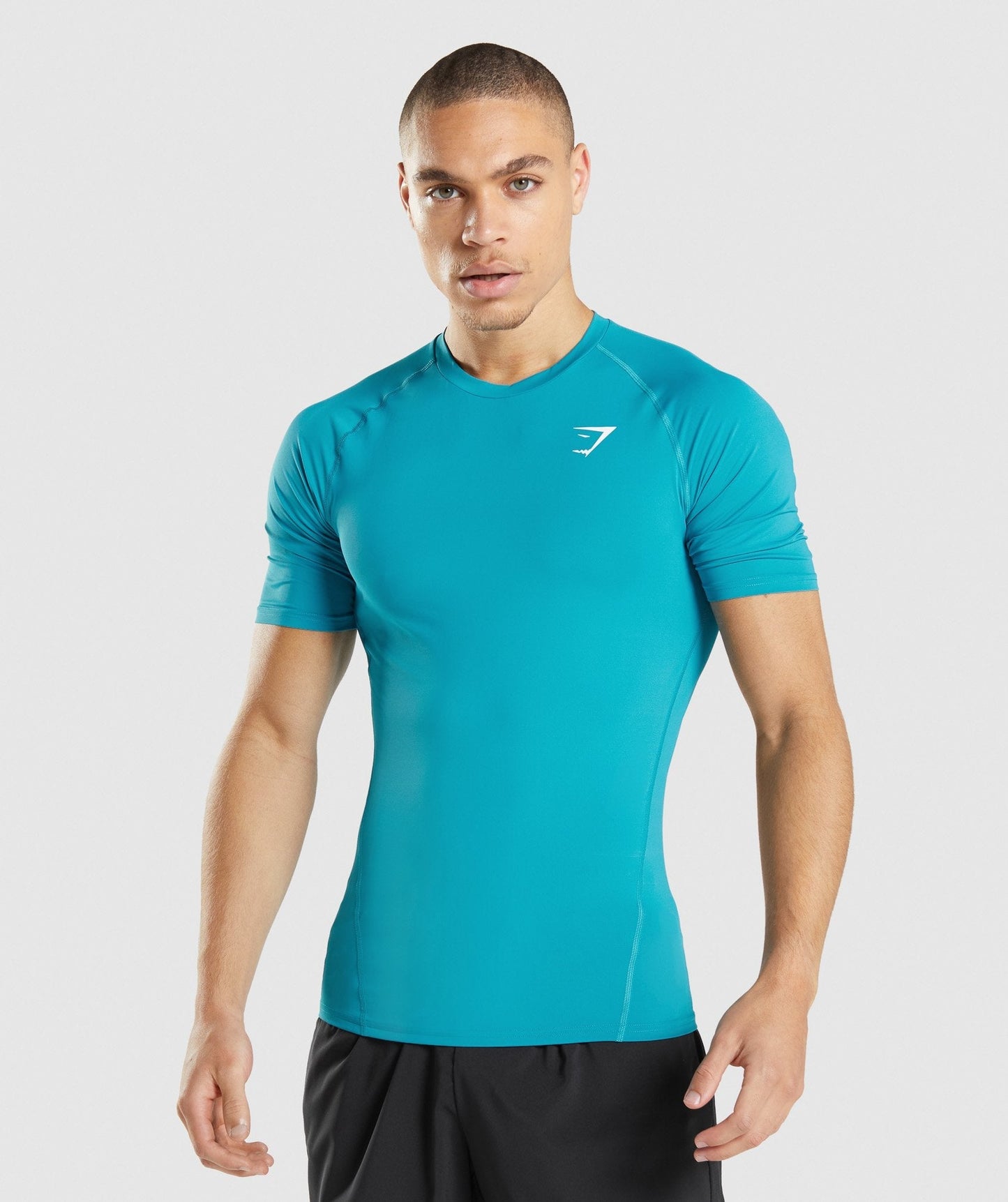 Gymshark Element Baselayer T -Shirt - Blau