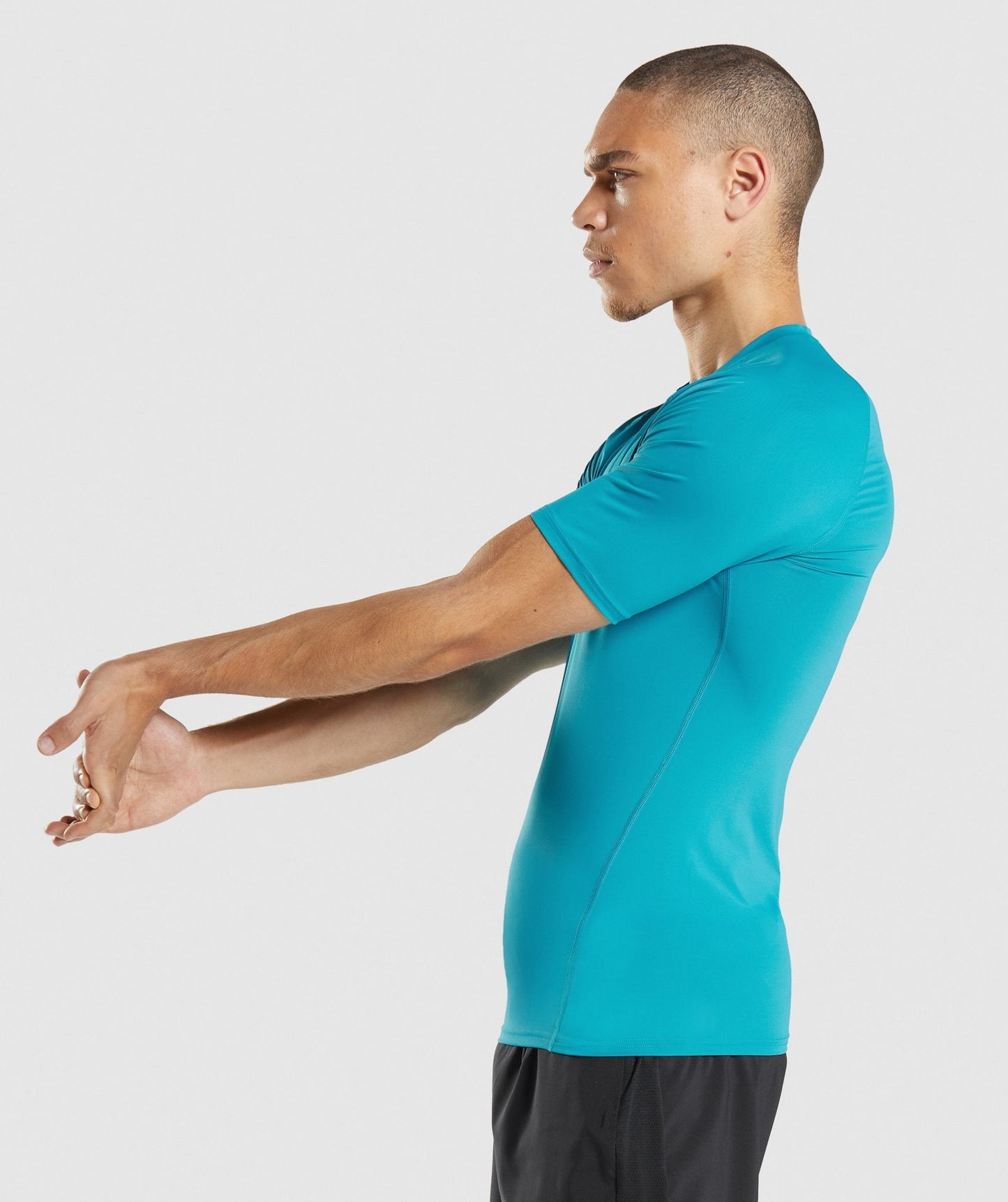 Gymshark Element Baselayer T -Shirt - Blau