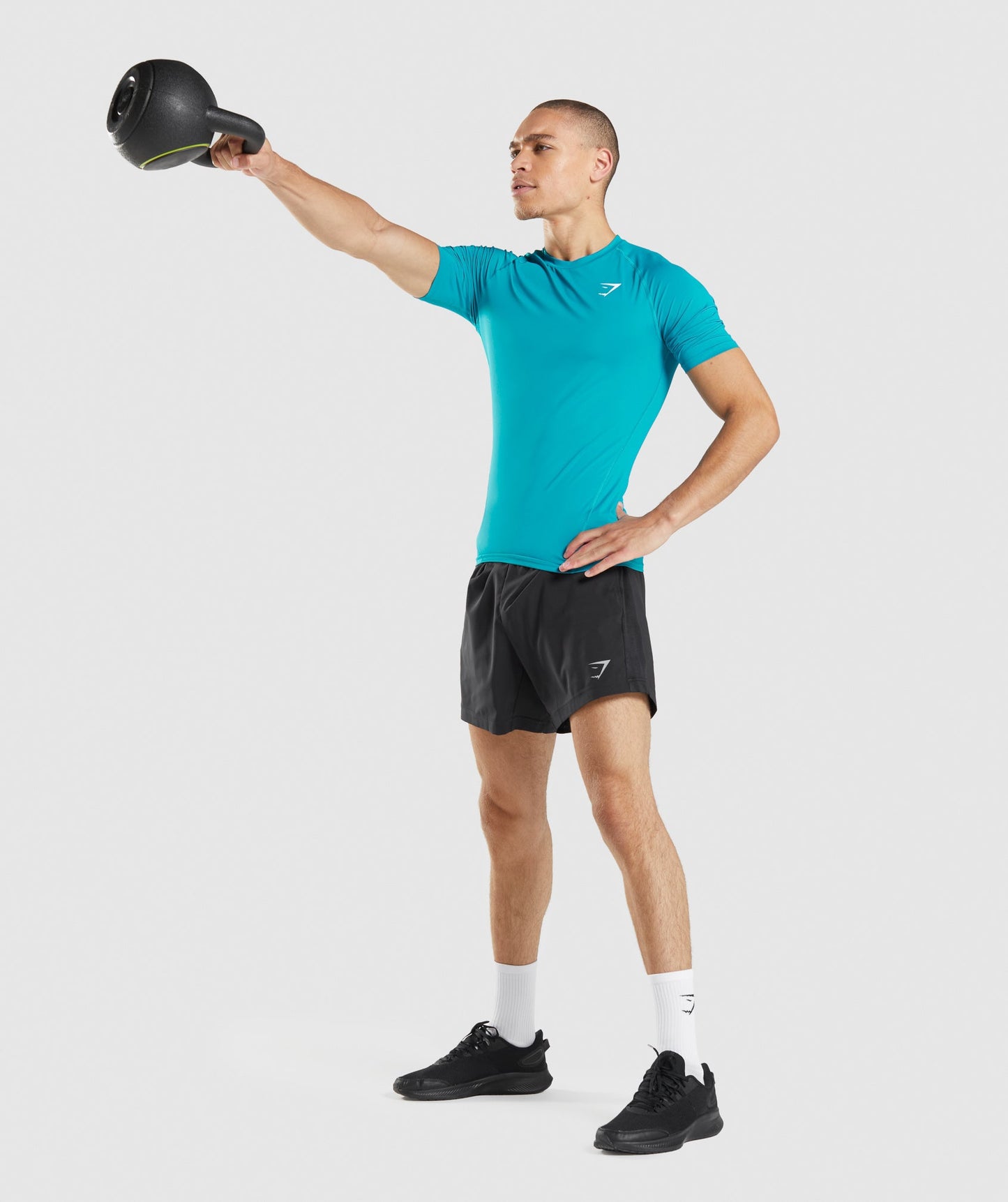 Gymshark Element Baselayer T -Shirt - Blau