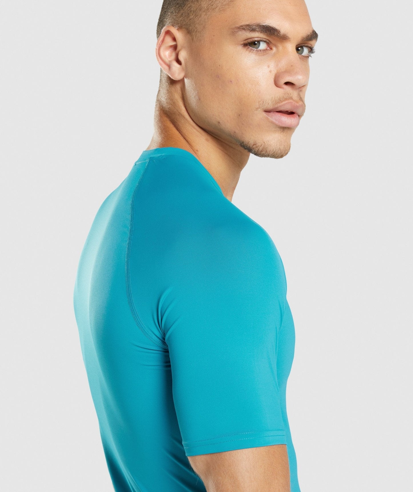 Gymshark Element Baselayer T -Shirt - Blau