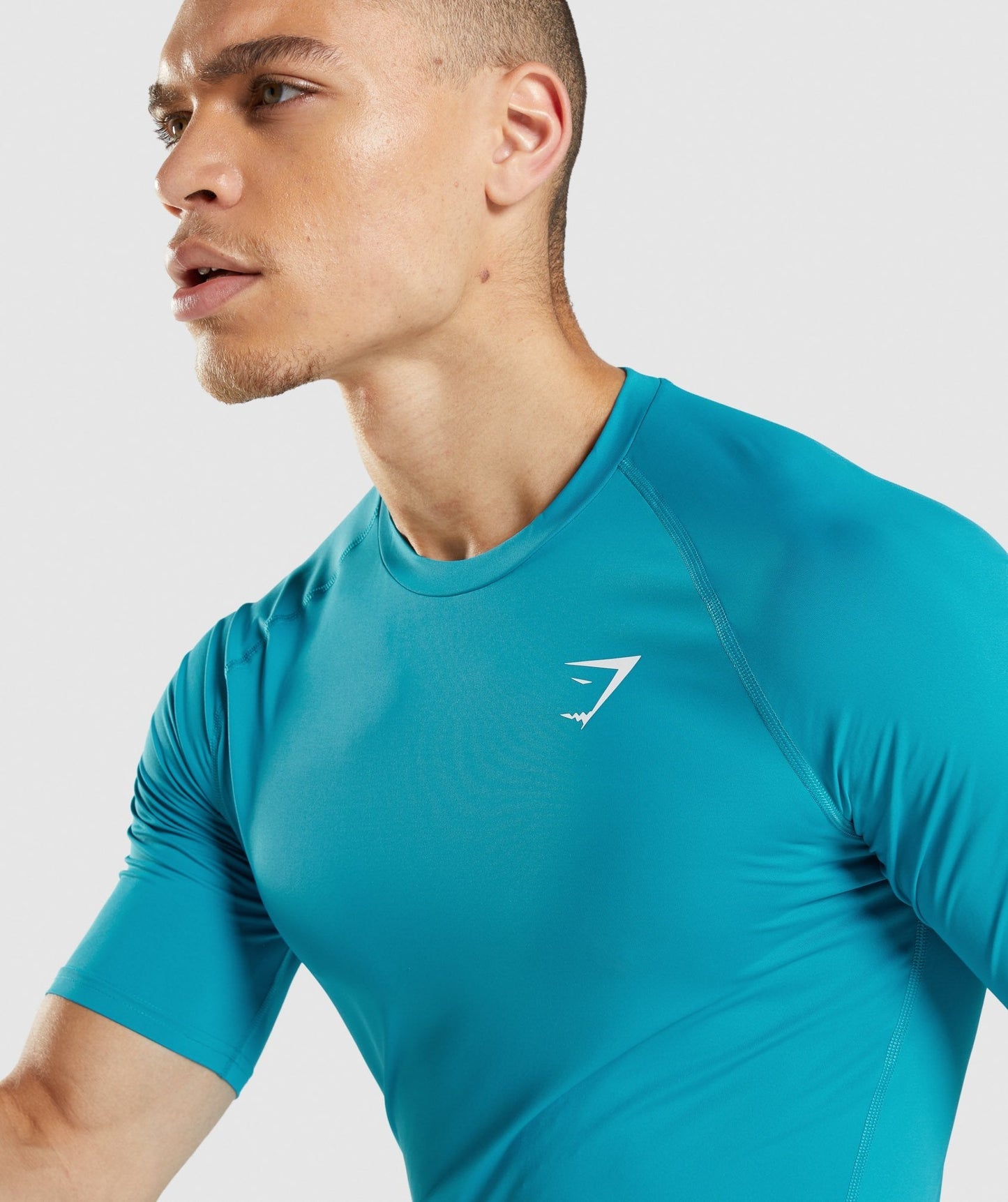 Gymshark Element Baselayer T -Shirt - Blau