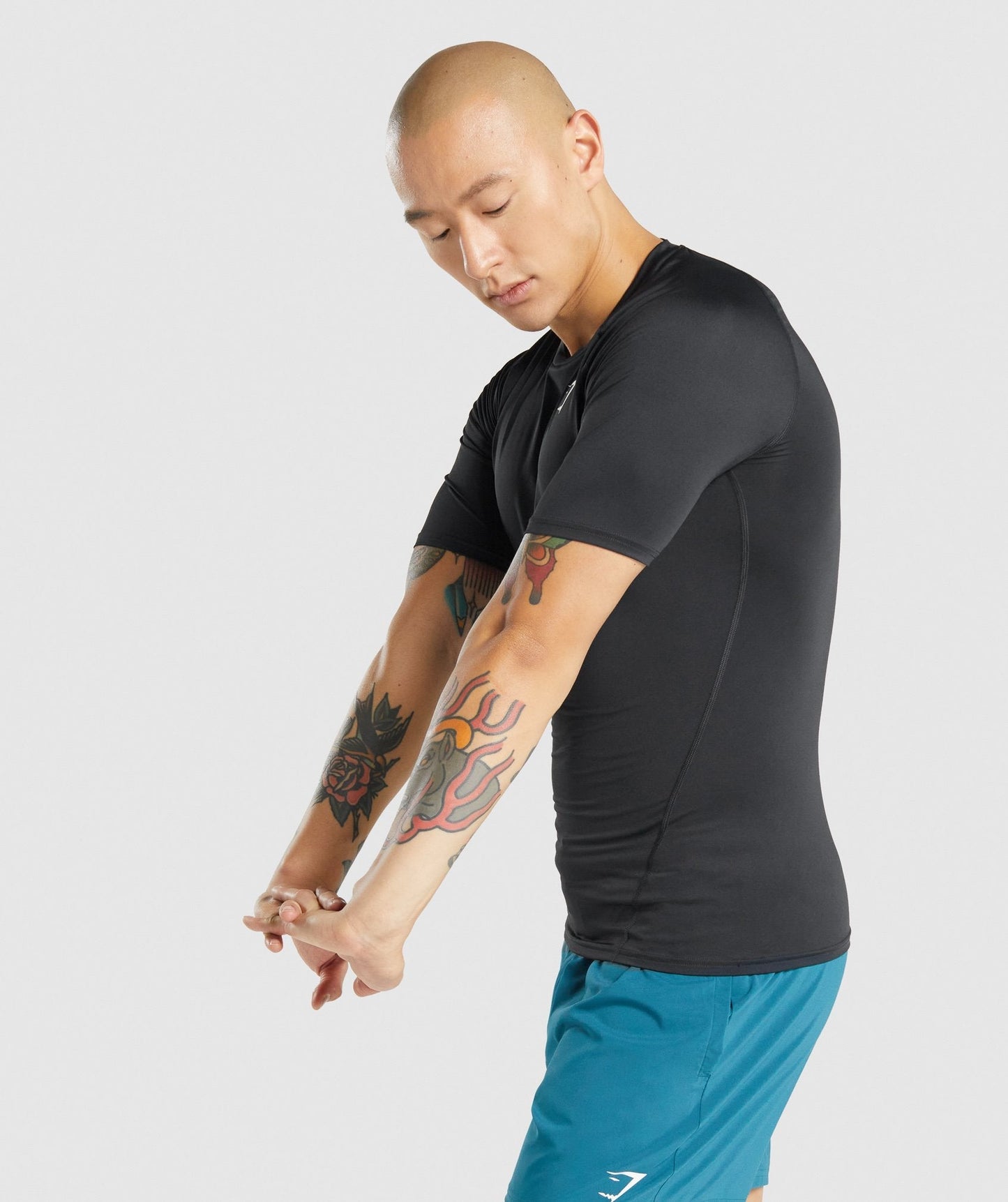 Gymshark Element Baselayer T -Shirt - Schwarz