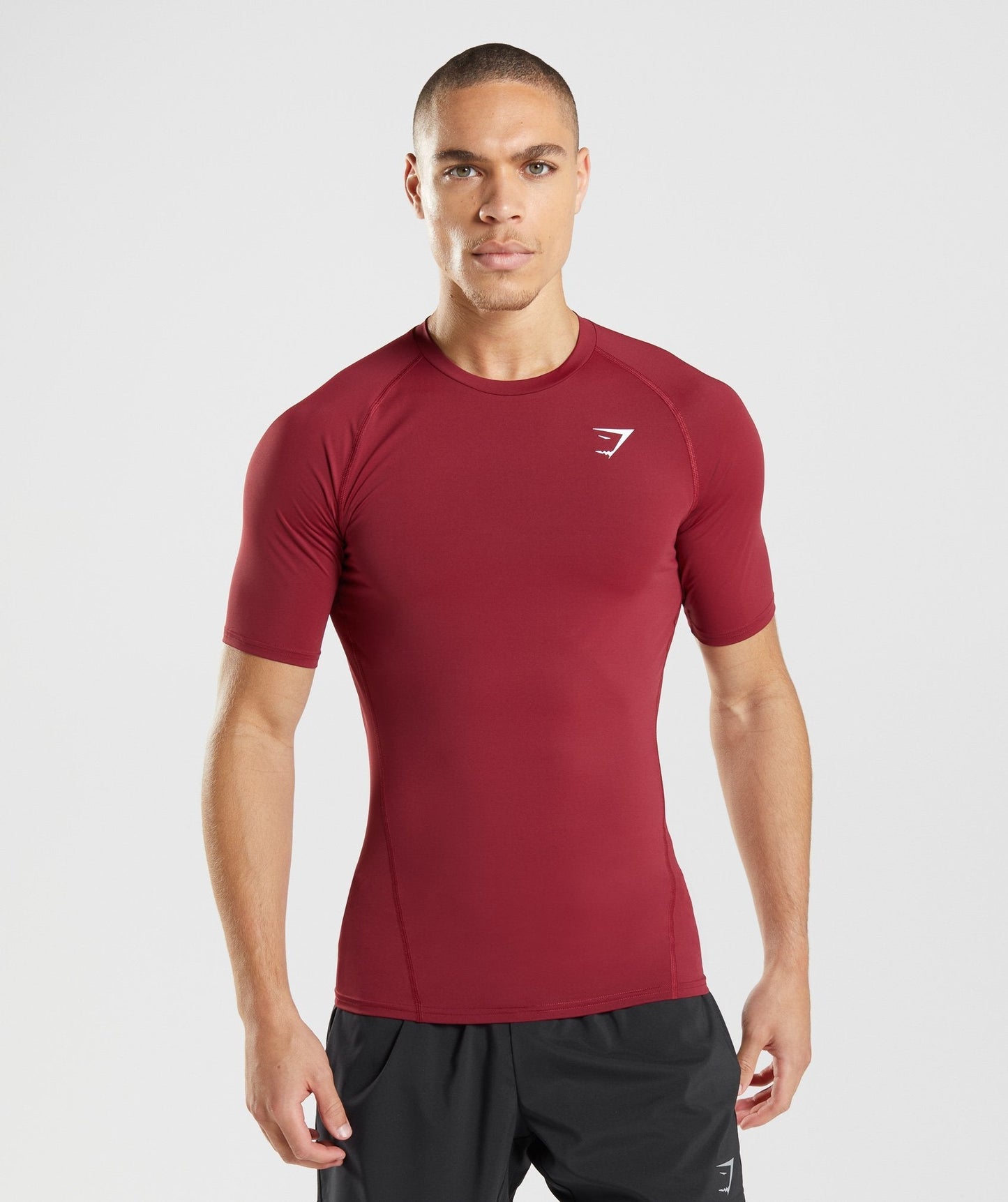 Gymshark Element Baselayer T -Shirt - Burgund