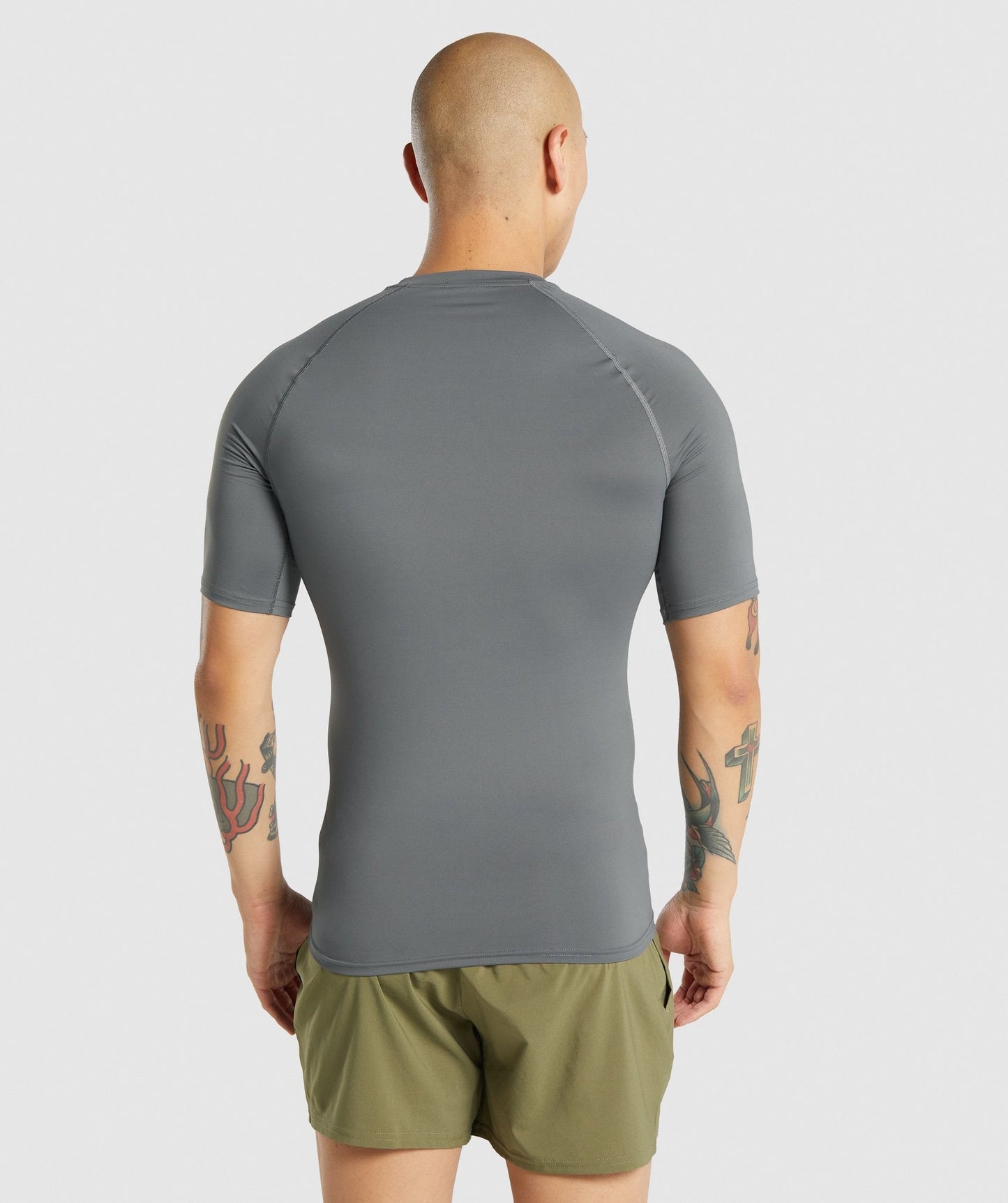 Gymsharkelement Baselayer T -Shirt - Holzkohle