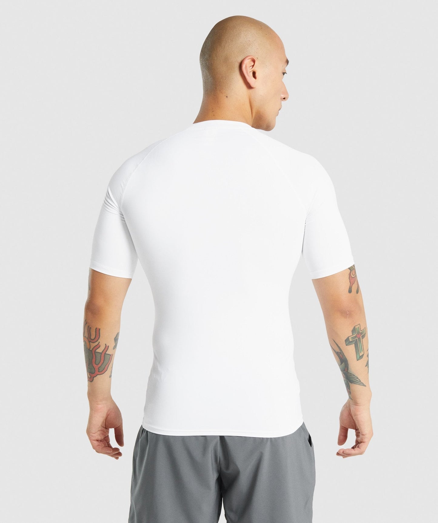 Gymshark Element Baselayer T -Shirt - Weiß