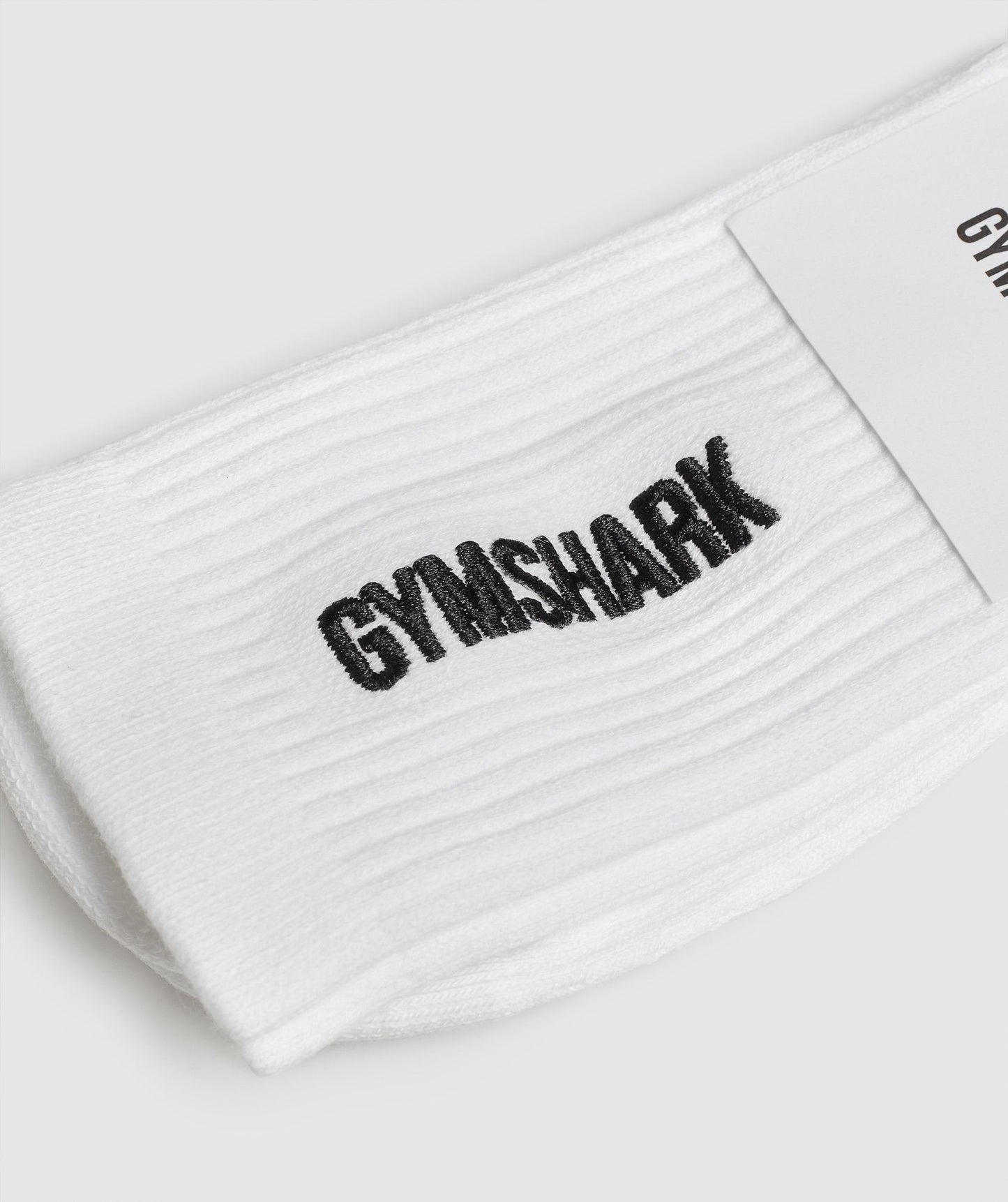 Gymshark Embroidered Logo Socks - White