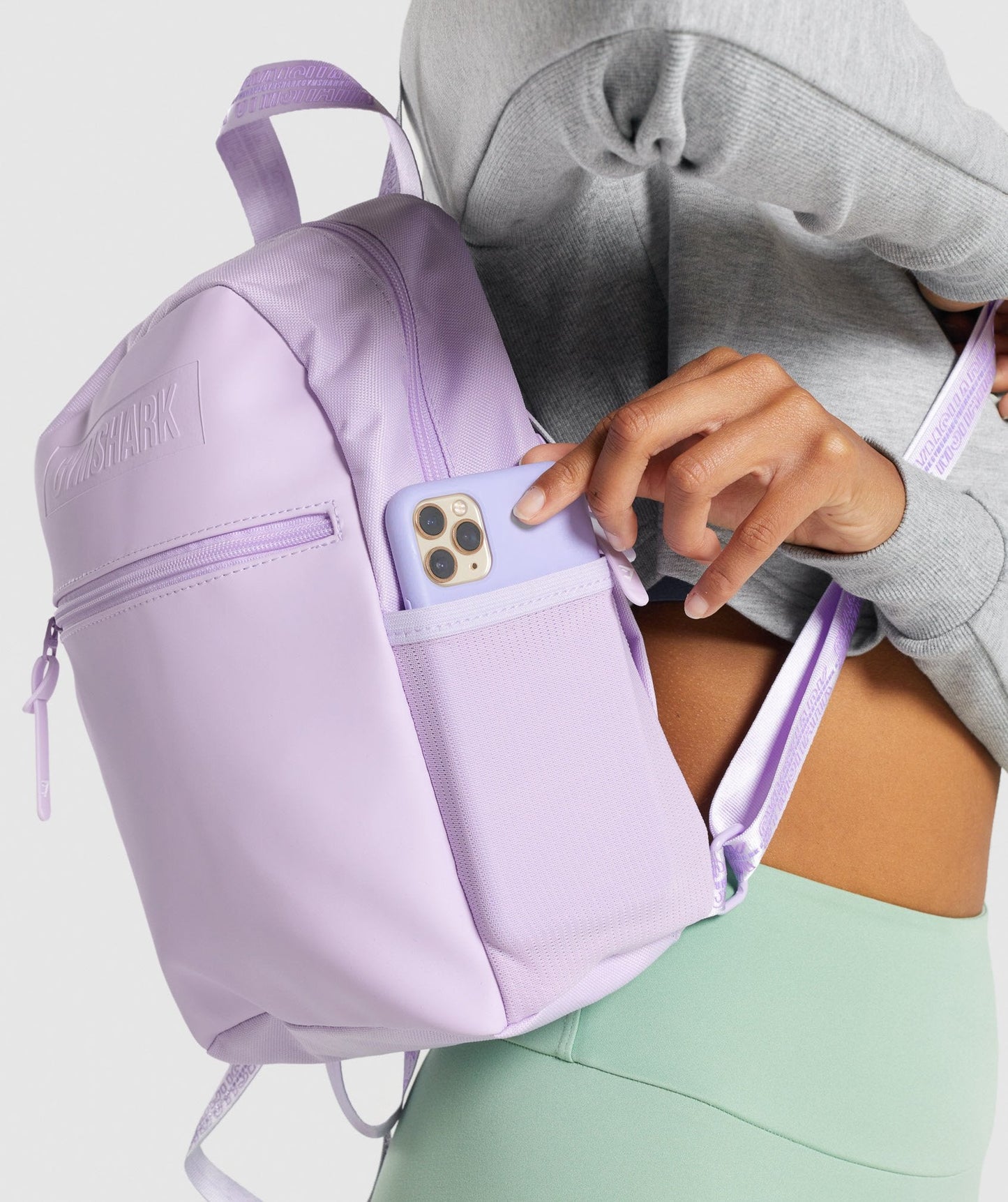 Gymshark Everyday Mini Rucksack - hellviolett