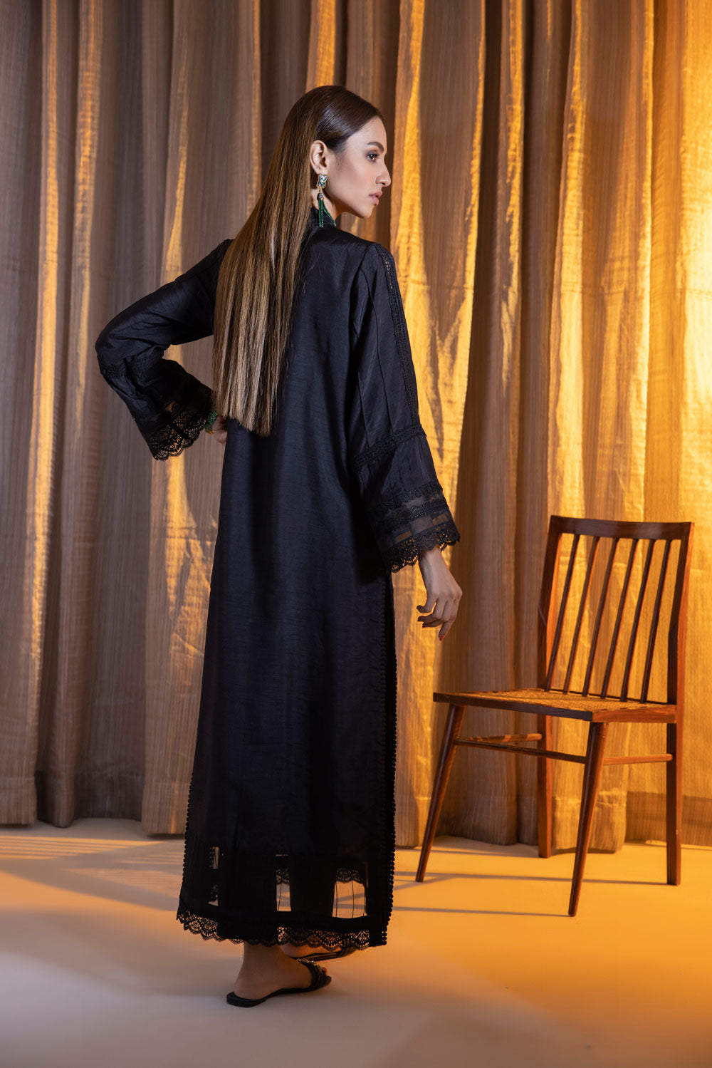 Solid Raw Silk Shirt