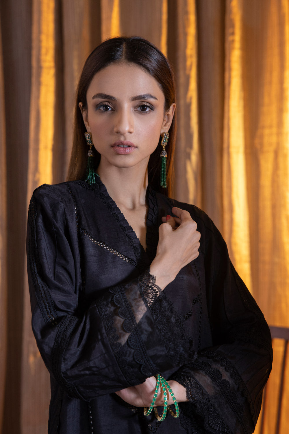 Solid Raw Silk Shirt