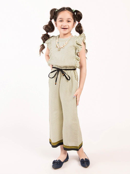 Printed Silk Jumpsuit