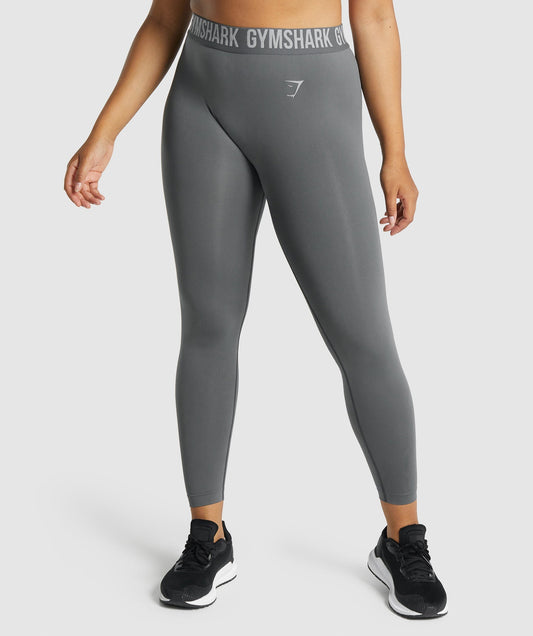 Gymshark Fit nahtlose Leggings - Holzkohle