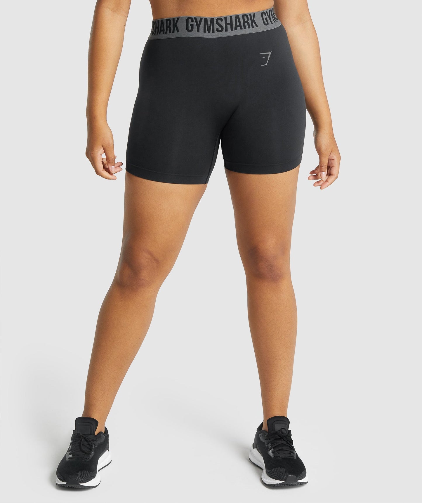 Gymshark fit nahtlose Shorts - schwarz