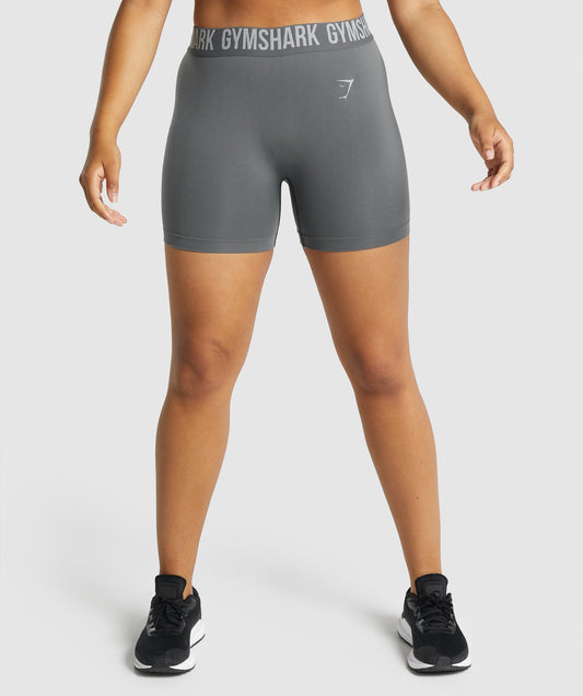 Gymshark Fit nahtlose Shorts - Holzkohle