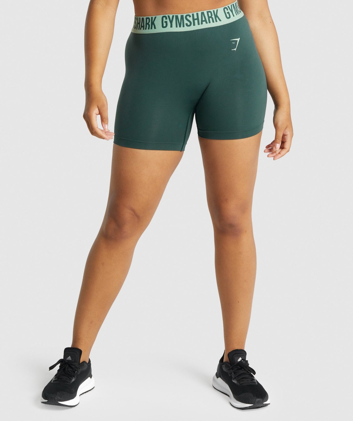 Gymshark fit nahtlose Shorts - grün