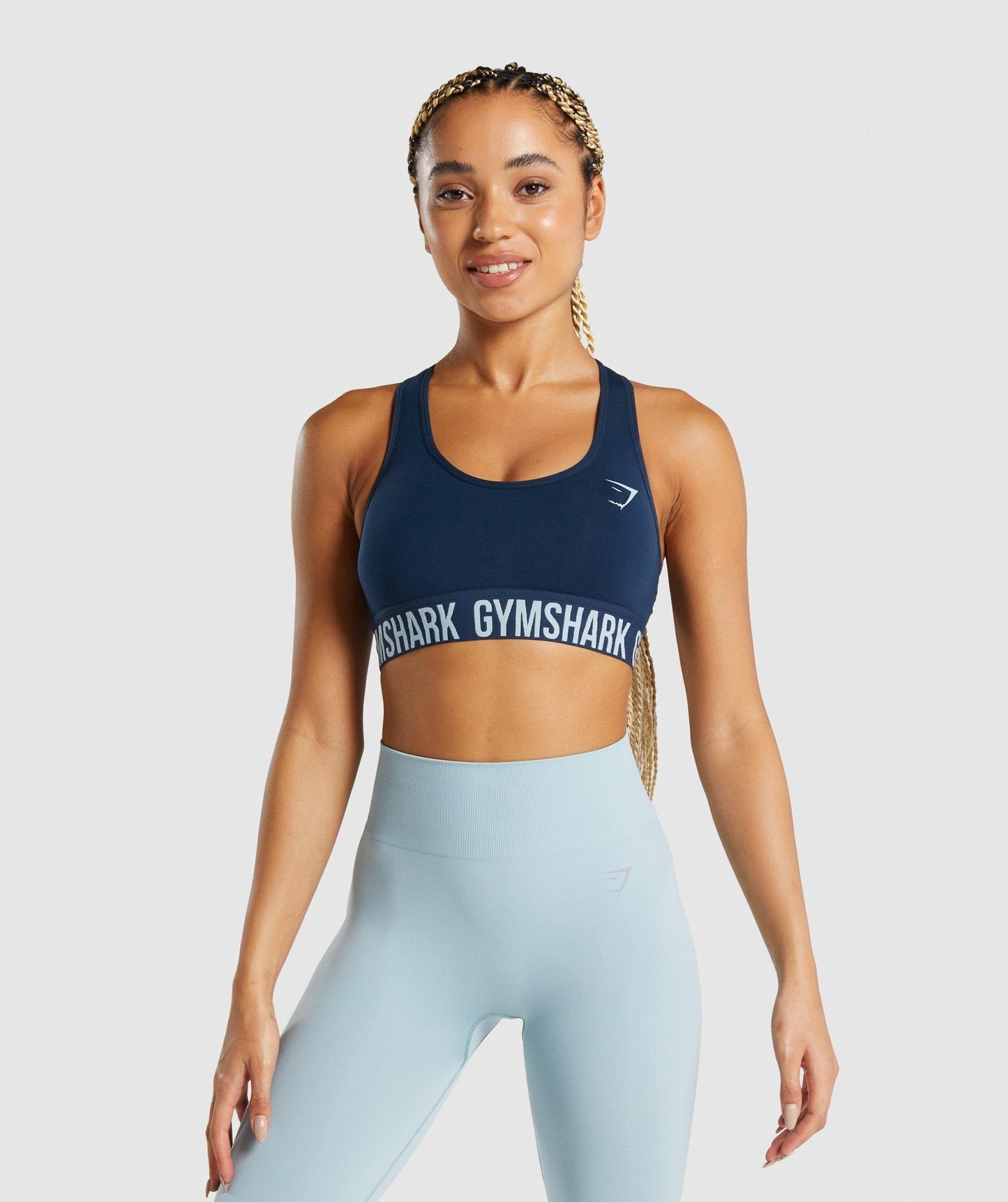 Gymshark Fit nahtloser Sport -BH - Marine