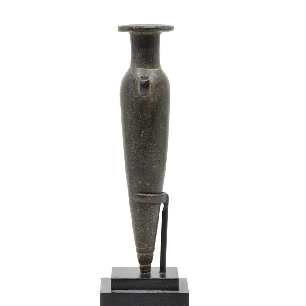 Ein griechisches Kosmetikgefäß aus Bronze, hellenistische Periode, ca. 3. - 1. Jahrhundert v. Chr.