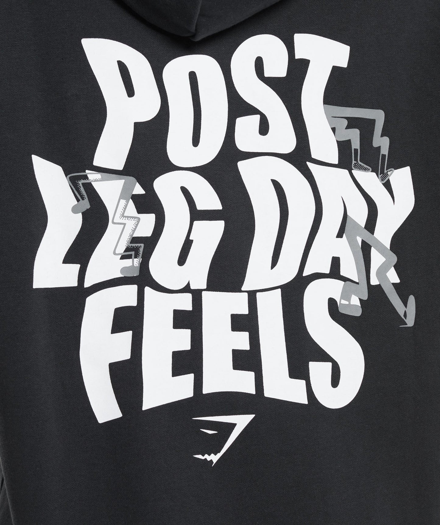 Gymshark Leg Day Oversized Hoodie - Black