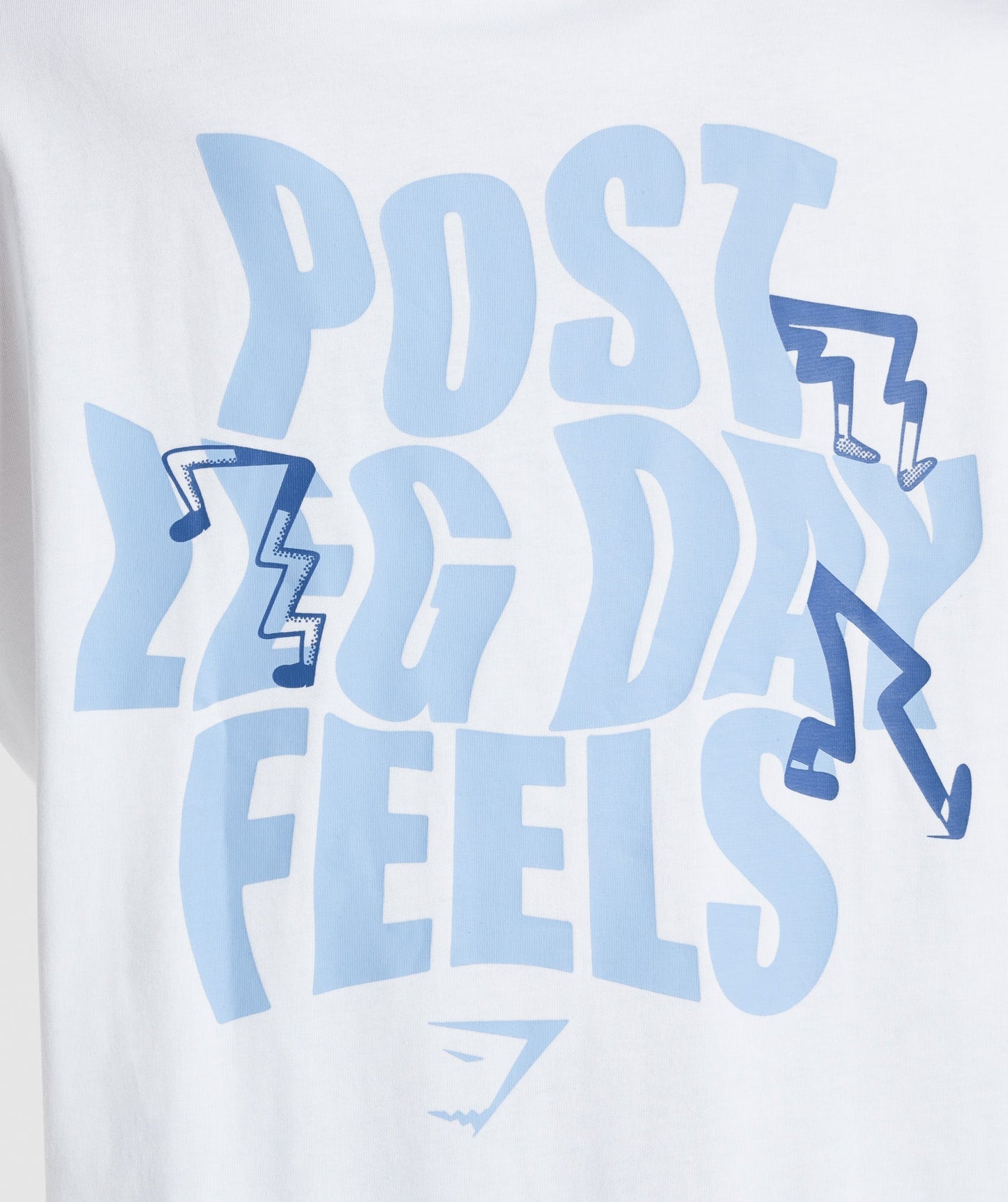 Gymshark Leg Day Oversized T-Shirt - White