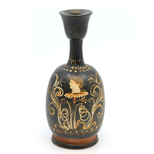 Eine apulische Gnathian-Ware-Lekythos, hellenistische Periode, ca. 330 - 320 v. Chr.