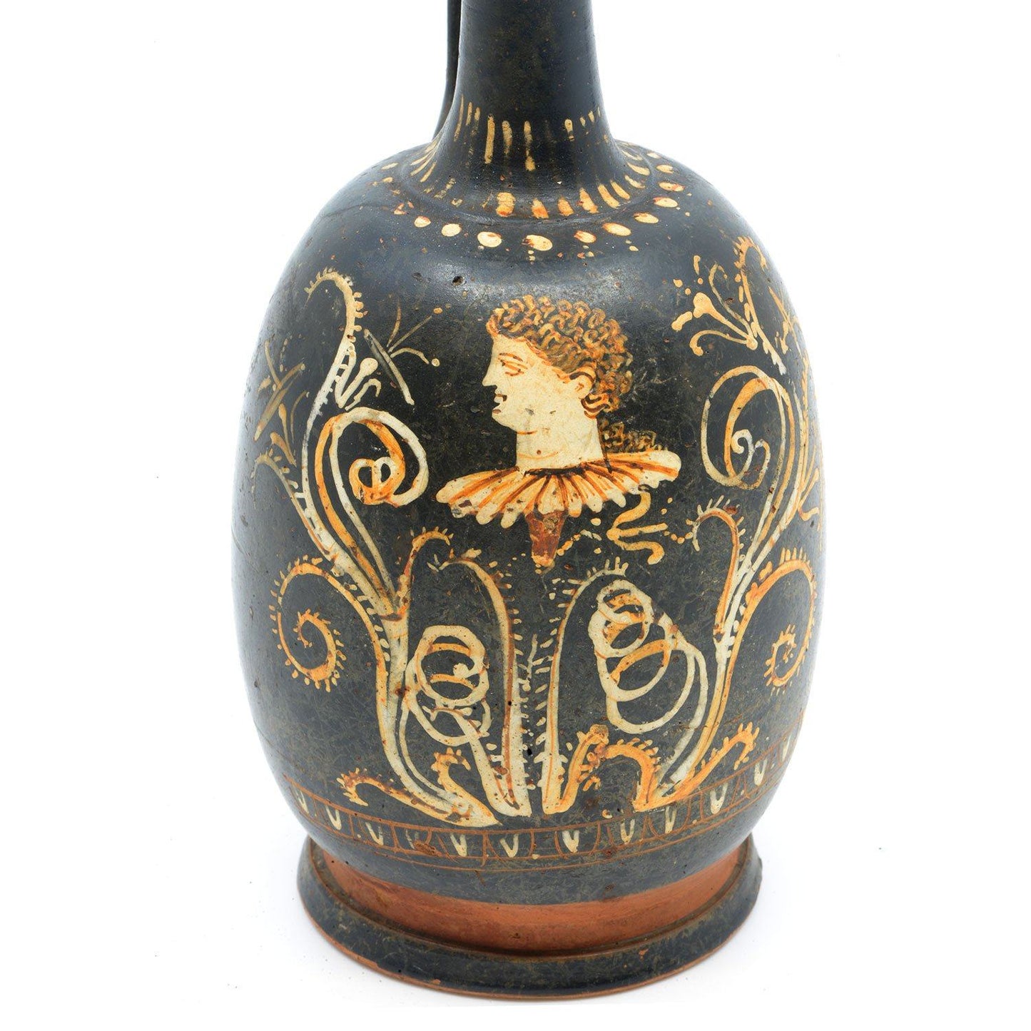 Eine apulische Gnathian-Ware-Lekythos, hellenistische Periode, ca. 330 - 320 v. Chr.