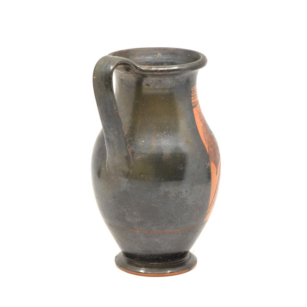 Eine attische schwarzfigurige Dot Ivy-Klasse Olpe, ca. 6. Jahrhundert v. Chr.