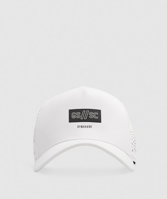 Gymshark//Steve Cook E-Frame Trucker - White