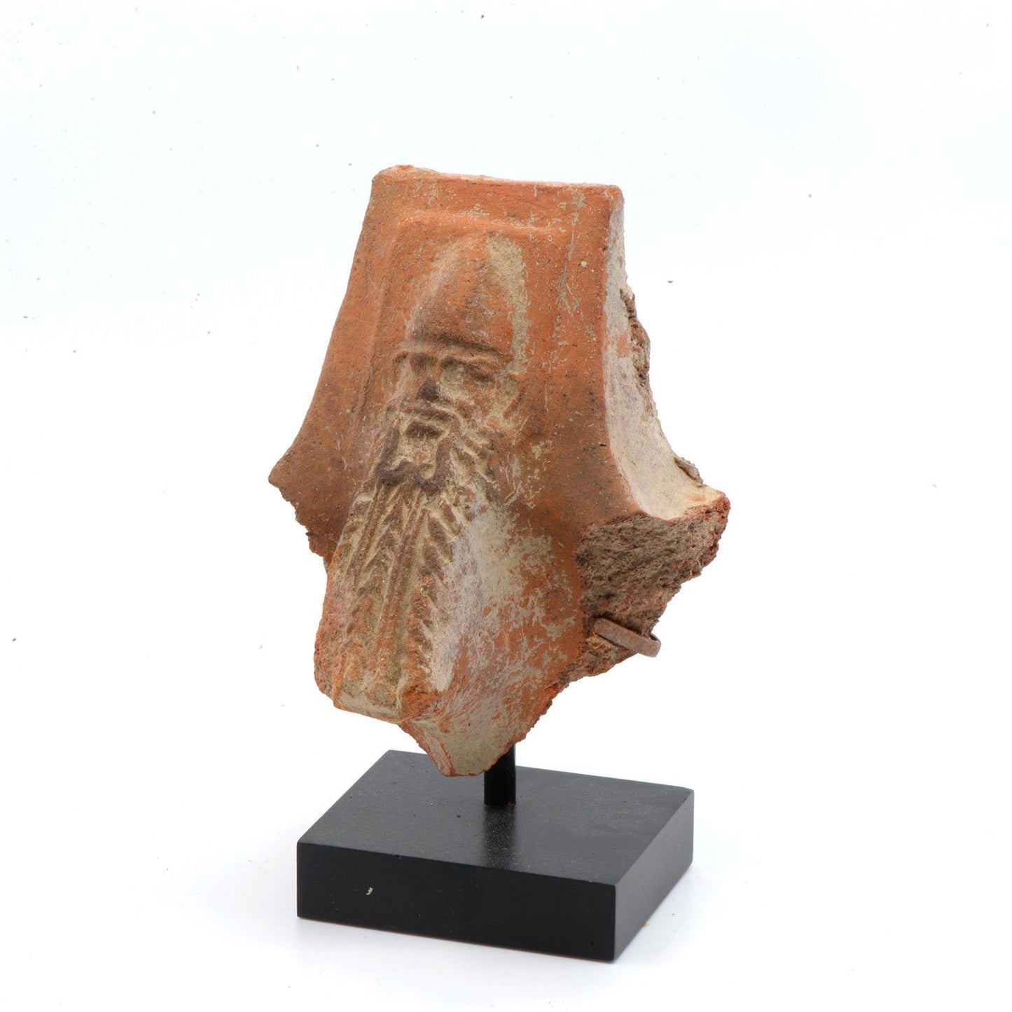 Eine hellenistische Protome aus Terrakotta-Kohlenbecken, hellenistische Periode, ca. 3. - 1. Jahrhundert v. Chr.