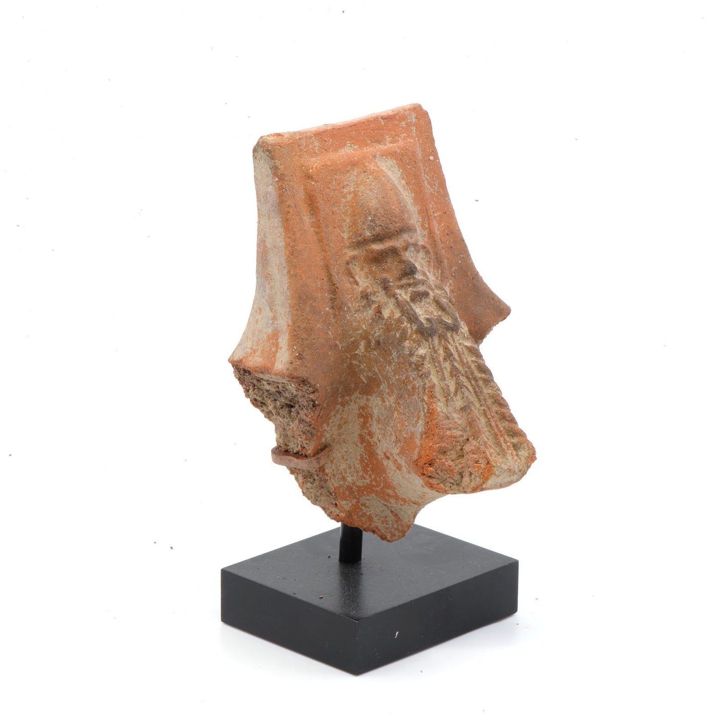 Eine hellenistische Protome aus Terrakotta-Kohlenbecken, hellenistische Periode, ca. 3. - 1. Jahrhundert v. Chr.