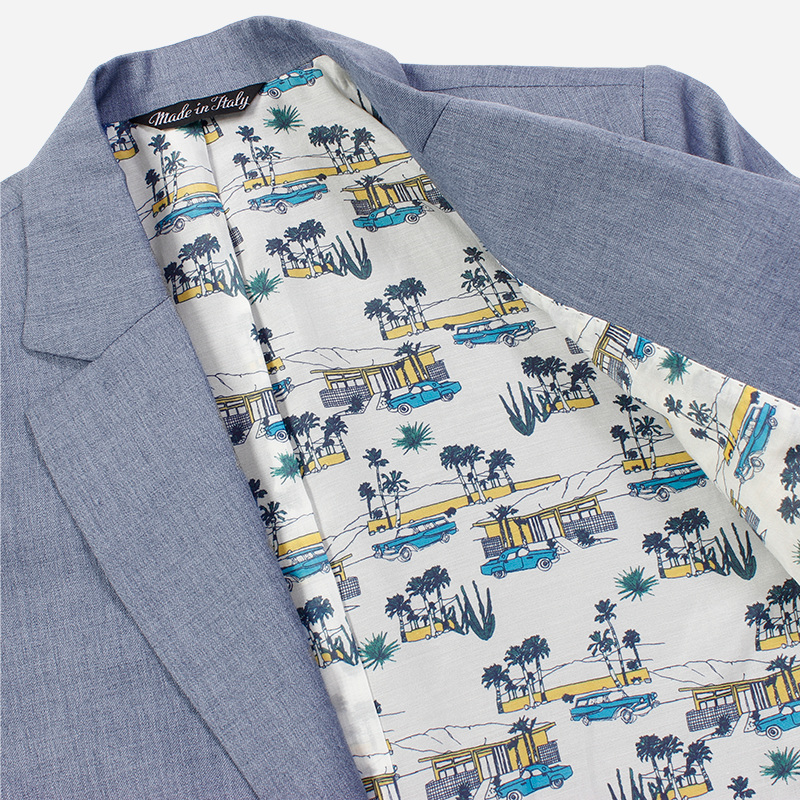 The Georgie Light Gray Suit Blazer - Extended Sizes