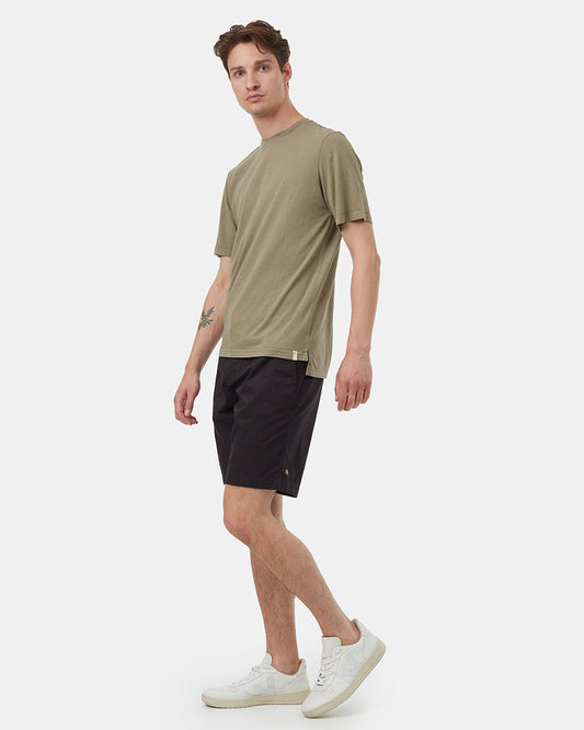 Regenerative Cotton Step Hem T-Shirt