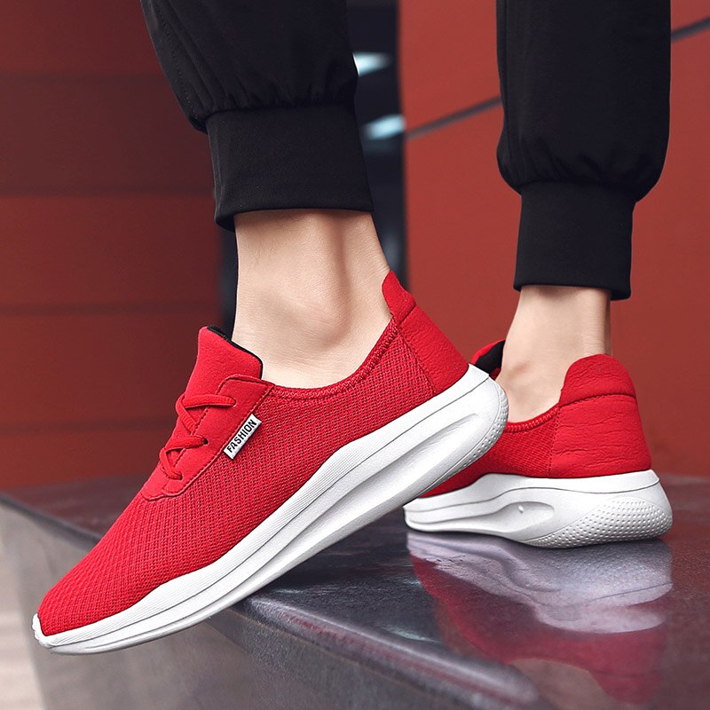 2021 neue Männer Schuhe Casual Sneakers Atmungsaktive Mesh Lace-Up Leichte Herren Schuh Mode Walking Jogging Sneaker Tenis Masculino