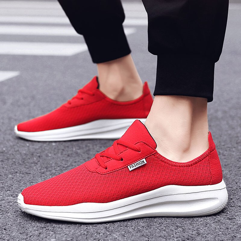 2021 neue Männer Schuhe Casual Sneakers Atmungsaktive Mesh Lace-Up Leichte Herren Schuh Mode Walking Jogging Sneaker Tenis Masculino