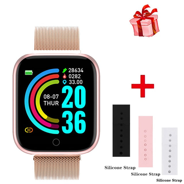 New I5 Women Waterproof Smart Watch P70 P68 Bluetooth Smartwatch For Apple IPhone Xiaomi Heart Rate Monitor Fitness Tracker D20