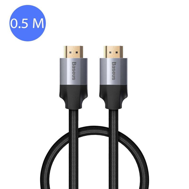 Baseus HDMI-kompatibel Kabel 4K 60HZ 4K HD zu 4K HD verlängerung Splitter Kabel für TV Schalter Projektor Laptop Büro Video Kabel