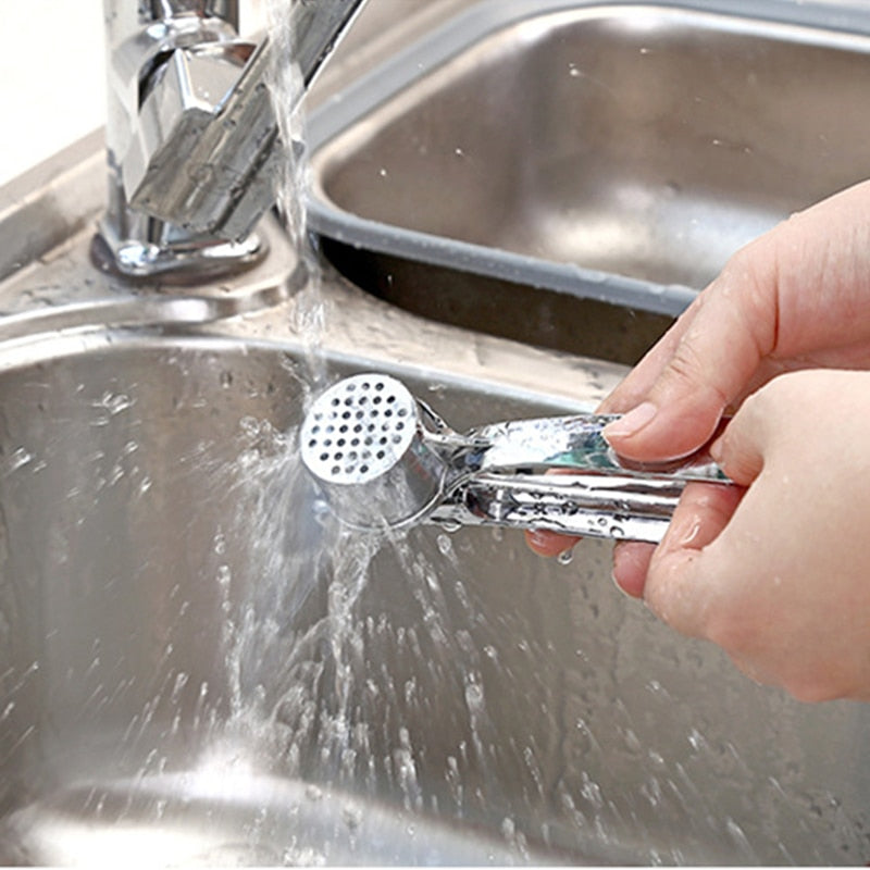 1 stücke Knoblauch Presse Crusher Küche Kochen Gemüse Ginger Squeezer Masher Handheld Ingwer Fleischwolf Werkzeuge Küche Zubehör