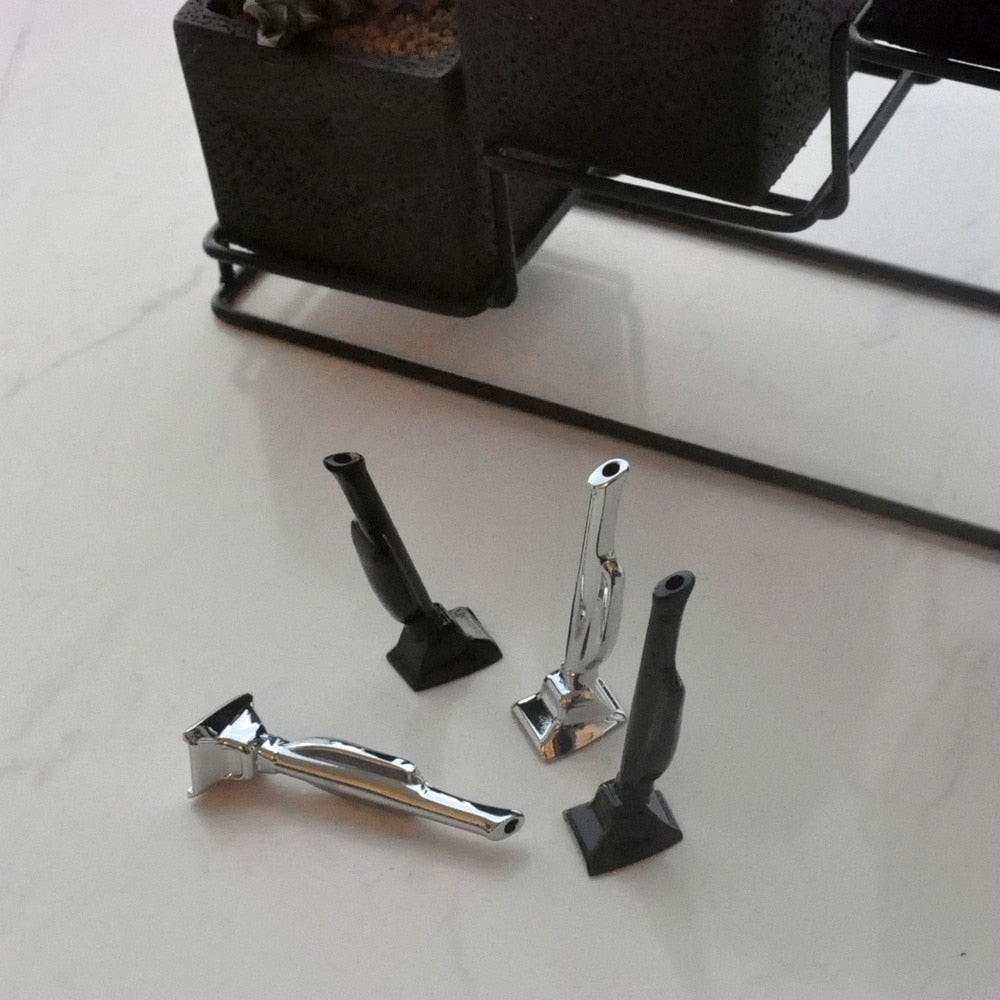 HORNET One Tube Sniffer Vacuum Snorter Metal Snorter Snuff Smoke Smoking Accessories