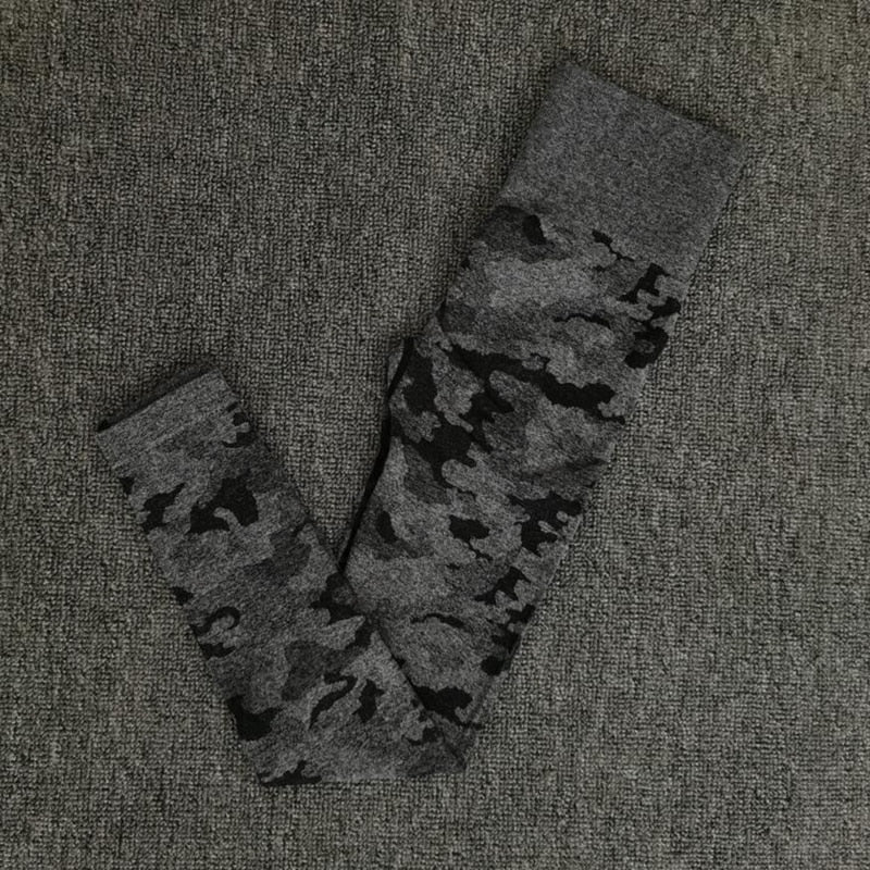 Newest Yoga Set Women Seamless Camouflage Tops/Pants Fitness Sports Bra High Waist GYM leggings  Camo Fitness Suit Workout Sets