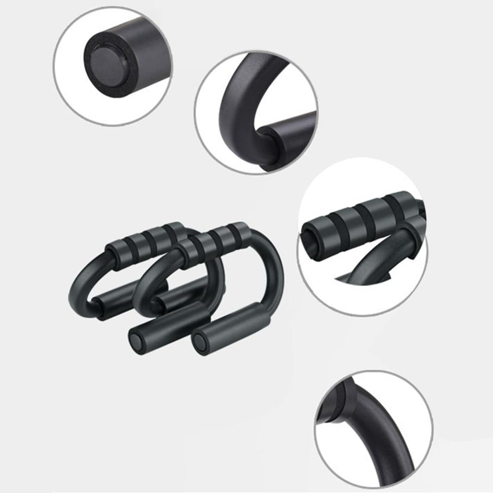 S-förmige Fitness-Liegestützstange aus Aluminiumlegierung, Liegestützständer, Stangenwerkzeug für Fitness-Brusttrainingsgeräte, Übungstraining