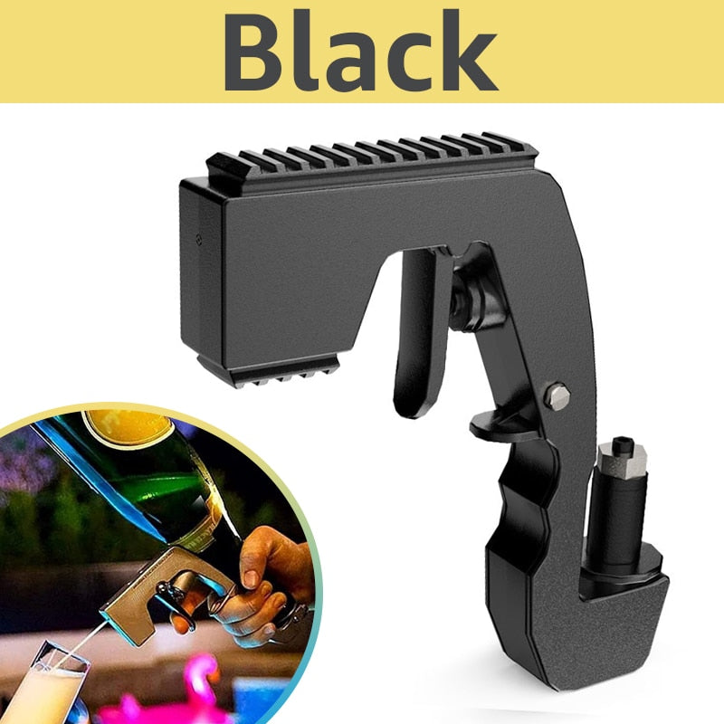 Champagnerpistole, Weinsprühpistole, Bierflasche, langlebige Spritzpistole, ABS-Kunststoff-Version, Stopper, Auswerfer, Pop-it, Küchen- und Bar-Werkzeuge