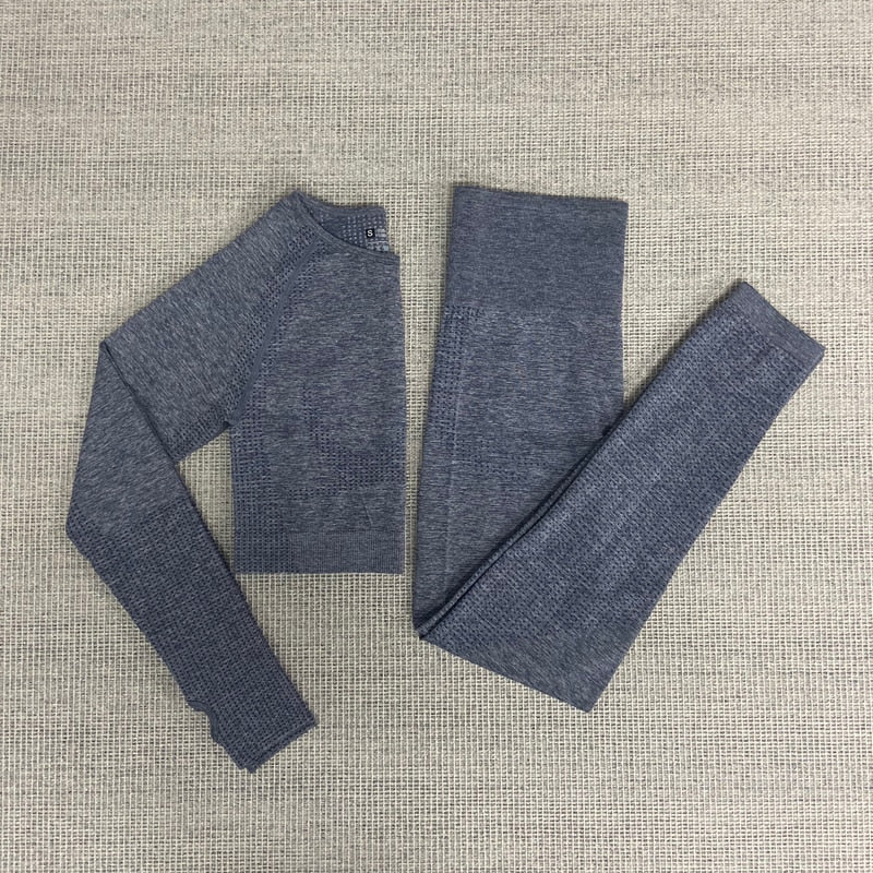 Nahtlose frauen yoga fitness sport anzüge Gym Kleidung frauen Fitness Sport Yoga Yoga Sport Bh + Leggings shorts + kurze ärmel